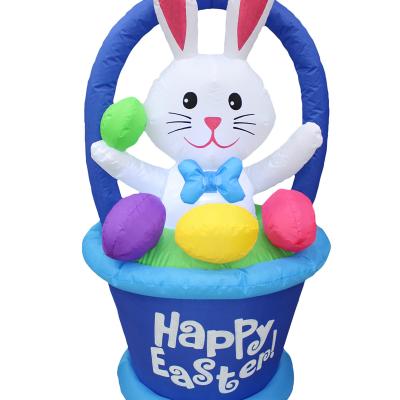 China All Lovely Shape Easter Bunny Inflatable Bunny Easter Egg Sack Decoration Party The Yard for sale