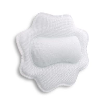 China Sibeauty Sustainable Comfort Bubble Sun Flower Tub Waterproof Bath Pillow for sale