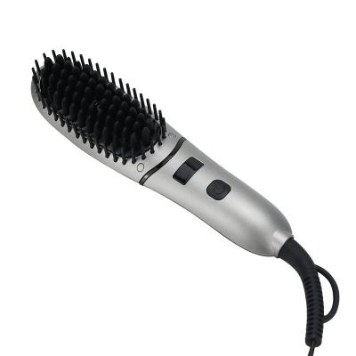 China SiBeauty Foldable Portable Men Hair Styling Tools Hair Straightener Electric Instant Heating Short Hair Styling Comb for sale