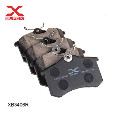 China Front Rear Car Ceramic Semi-Metallic Brake Pads For Peugeot Ford Audi Citroen Jeep GDB1973 FDB1491 4252,18 4252,41 A8 for sale