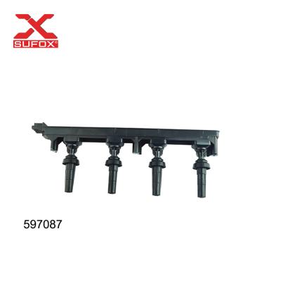 China Engine Parts Ignition Coil 597087 For 3008 307 cc 308 407 508 Peugeot Citroen Sega Auto Parts for sale