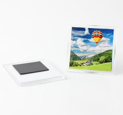 China Industrial Photo Frame Magnetic Blank Acrylic Plastic Magnet Magnet For Fridge for sale