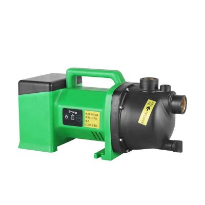 China Drinking water treatment Lithium battery jet pump CJ-40-4.0 1-inch 36v280w0.4hp high head large flow rate ground pump DC brush jet pump for sale