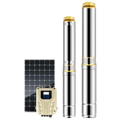 China Developing World Water Solutions Drimore Dc48V Solar Powered Pumps Borehole Deep Well Submersible Water Pump For Agriculture Irrigation for sale