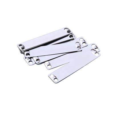 China Hands Free Tool Operation 10 x 89mm Stainless Steel Cable ID Tag for sale