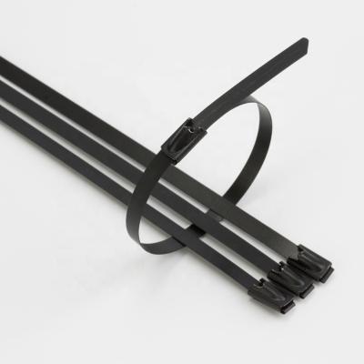 China Steel Cable Tie PVC Coated Wire Stainless Steel Cable Ties for sale