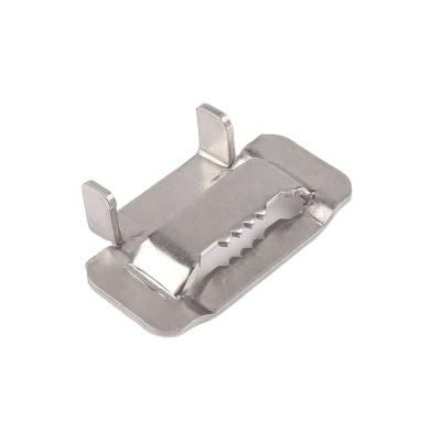 China Super Quality JHBK19 Steel201 201 Teet Type Buckle OEM Stainless Steel Width 3/4