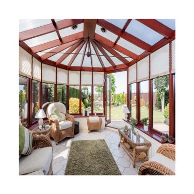 China Modern High Quality Custom Aluminum Profile Prefab Aluminum Glass Sunrooms Conservatory Foshanguangye Glass Rooms for sale