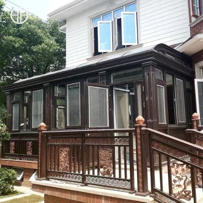 China Modern Foshanguangye Garden Patio Four Season Prefab Sunrooms Veranda Latest Prefab Glass Sun Room Room for sale