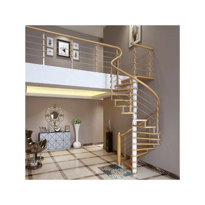 China Iron Spiral Staircase Interior Design Modern Professional Wrought Iron Staircase Manufacture for sale