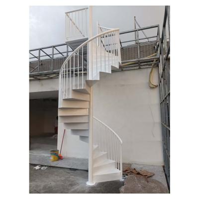 China Quality Guaranteed Modern Unique Outdoor Wooden Staircase Fencing Stainless Steel Staircase For Small Space for sale