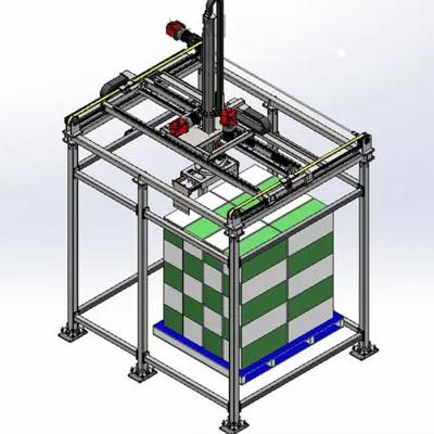 China Use on cardboard punching production line/wooden gantry plate /metal sheet gantry robotic palletizer palletizer machine for sale