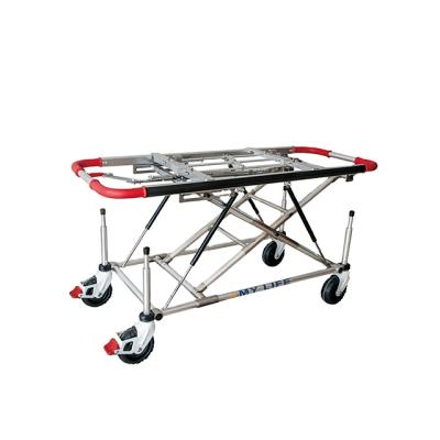 China Rescue Rescue Aluminum Alloy First Aid Transfer Stretcher Inpatient Trolley Incubator Medical Stretcher for sale