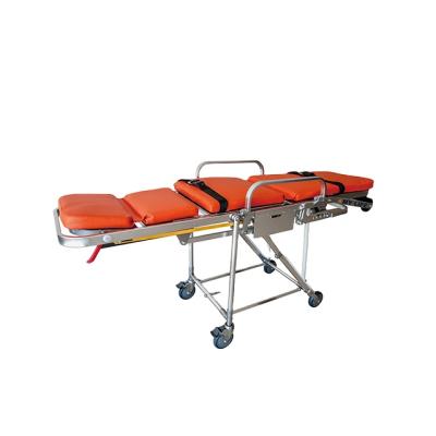 China High Quality Rescue Rescue Wheelchair Stretcher Ambulance Stretcher Folding Wheelchair Loading Stretcher for sale