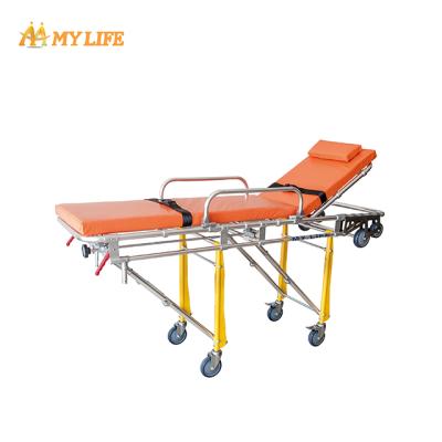 China Wholesale High Quality Portable Emergency Rescue Hospital Stair Folding Stretcher For Ambulance for sale