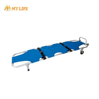 China Emergency Patient Rescue Rescue Rescue Folding Transfer Aluminum Alloy Retractable Stretcher for sale