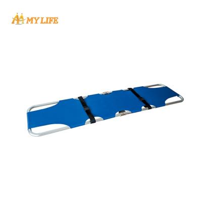 China Cheap Light Weight Foldable Heavy Duty Rescue Rescue Price Aluminum Alloy Rescue Stretcher for sale