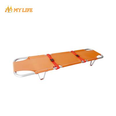 China Convenient Hospital Rescue Emergency Rescue Light Aluminum Alloy Patient Transport Stretcher for sale