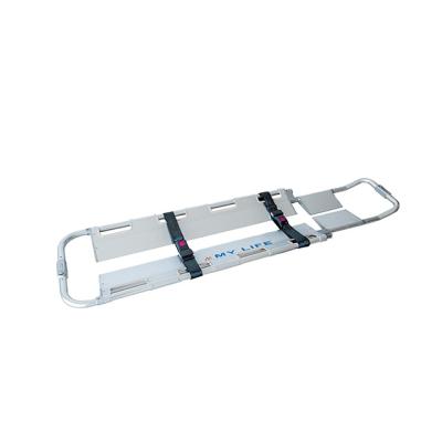 China Emergency Rescue Transport Medical Stretcher Aluminum Alloy Adjustable Scoop Stretcher for sale