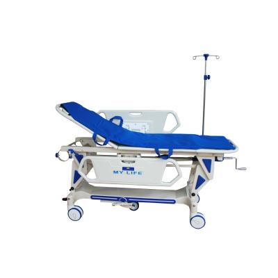 China Emergency Rescue Multifunction Hydraulic Patient Stretcher Trolley for sale