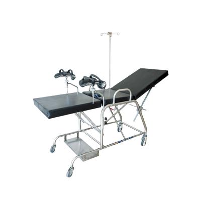 China High Quality Portable Cheap Gynecology Bed Foldable Manual Gynecological Examination Bed for sale