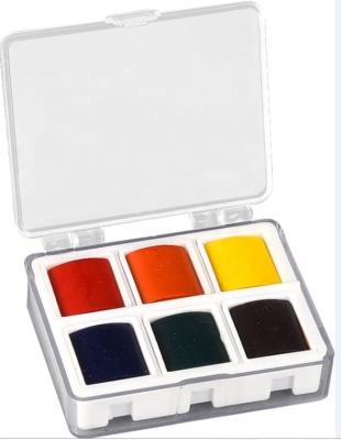 China Amazon Hot Solid 18/30/36/48Colors Watercolor Paint Professional Watercolor Paint Set Box With Water Brush Pen 18X8.5X2.4CM for sale