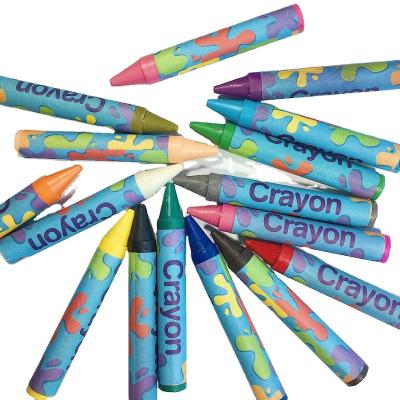 China Smooth Hot Selling 24 Wax Crayons in Color Box Personalized Wax Crayons for sale