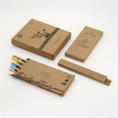 China High Quality Disposable Natural Wood Charcoal Brush Bamboo Toothbrush Toothbrush for sale