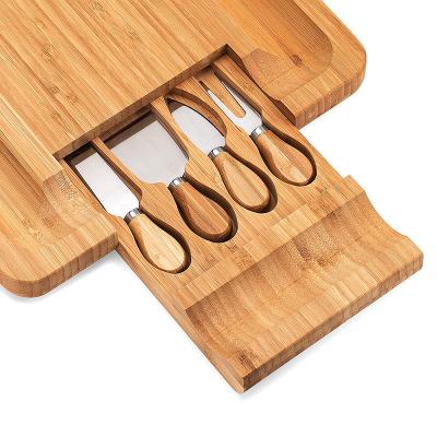 China Factory Stocked Wholesale Bamboo Wooden Cutting Board Set for sale