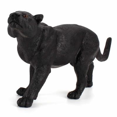 China Realistisch Big Panther Animal Model Figurines School Project Speelgoed voor 5 6 7 8 jaar Oude jongens Meisjes Kind Te koop