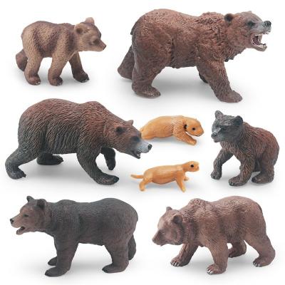 China Brown Bear Life Cycle Figure Model Toy For Boys Girls Kids for sale