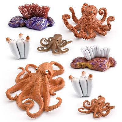 China Squid Octopus Life Cycle Figure Model Toy For Boys Girls Kids for sale