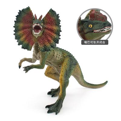 China Educational Dinosaur Figure Set with Green Dilophosaurus for sale