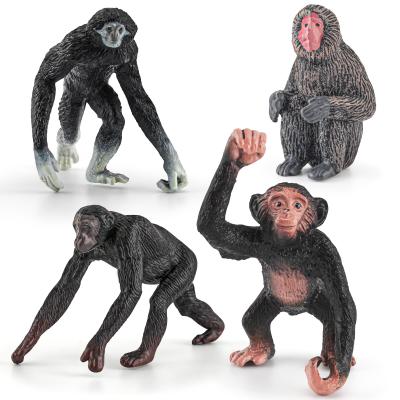 China Wildlife Animal Figures Model Playsets Monkey Figure Model Toy Collection Party Favors Toys for sale