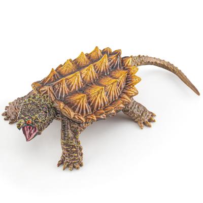 China Wildlife Animal Model Snapping Turtle Model Toy Collection Party Favors Toys For Boys Girls Kids for sale