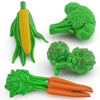 China Mini Plant Figures Playsets 4 PCS Realistic Corn Broccoli Carrots Artichokes Model Toy Collection Party Favors Toys for sale