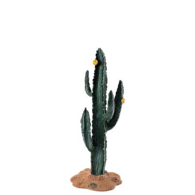 China Realistic Plant Figures Little Yellow Flower Cactus Model Toy Collection Party Favors Toys for sale