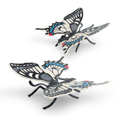 China Insect Figures Model Toy Butterfly Figurines Party Favors Supplies Cake Toppers Decoration Set Toys for sale