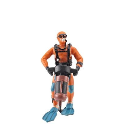 China Model Toy People At Work Diver Figure Pretend Professionals Figurines Career Figures  Toys for Boys Girls Kids for sale