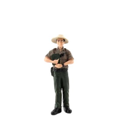 China Park Ranger Figure People At Work Model Toy Pretend Professionals Figurines Career Figures  Toys for sale