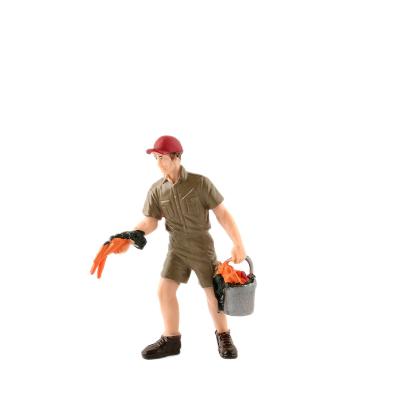 China Rancher Figure People At Work Model Toy Pretend Career Figures Toys For Boys Girls Kids for sale