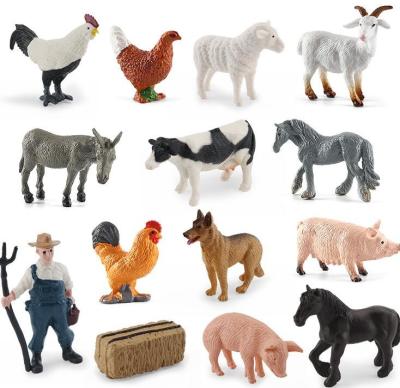 China Realistic Detailing Farm Animals Figures Finely Sculpted Hand Painted For Dioramas for sale