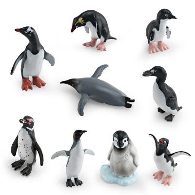 China 9 PCS Miniature Penguin Figurines For Imaginative Play , Non Toxic Toy Penguin Figures for sale