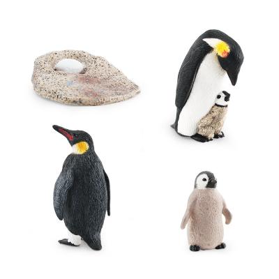 China Custom White Penguin Figurine , Small Toy Penguin Figures Animal Figure Set for sale