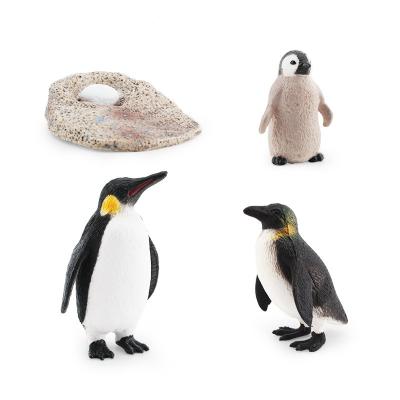 China Unisex Penguin Figurines Collectibles , Plastic Penguin Statue Animal Figurines Educational Standards for sale