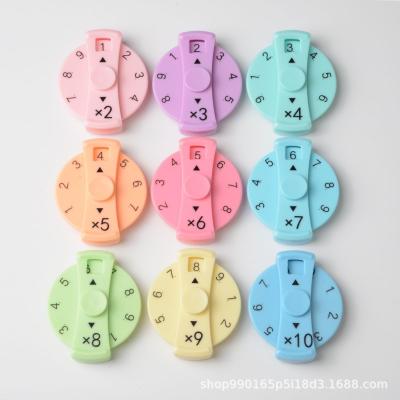 China Kindergarten Fidget Spinner 9 PCS Numbers Multiplication Division with Metal for sale