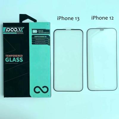 China 9H Full Cover Cell Phone Screen Protector Film Tempered Glass Anti-Burst Clear Shockproof Guard For iphone13 Pro Max Screen Protector for sale