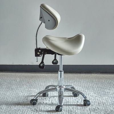 China Modern AliGan Saddle stool rolling chair ergonomic swivel for dental office massage clinic spa barber salon adjustable hydraulic stool for sale