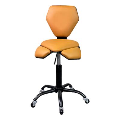 China (Size) AliGan Adjustable Adjustable Lab Office Chair Ergonomic Dental Chairs For Beauty Salons With PU Leather Mute Wheels Caster Swivel for sale