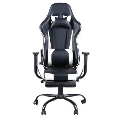 China (Height) High Back Swivel Adjustable Reclining Ergonomic Racing Gaming Office Chair With Footrest for sale